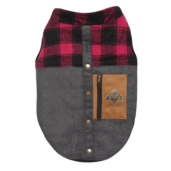 Beaver Canoe Other - 🔥 Beaver Canoe Colourblock Red & Grey Vest for Dogs 🔥